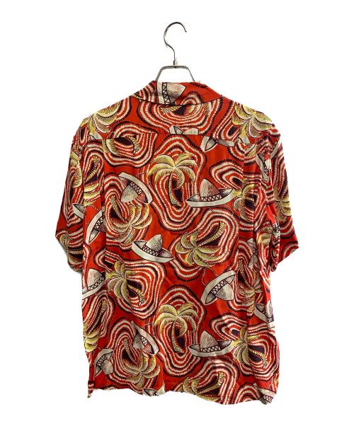 Sun Surf（サンサーフ）Sun Surf (サンサーフ) RAYON HAWAIIAN SHIRT “PANIOLO COUNTRY”　 レッド サイズ:Lの古着・服飾アイテム