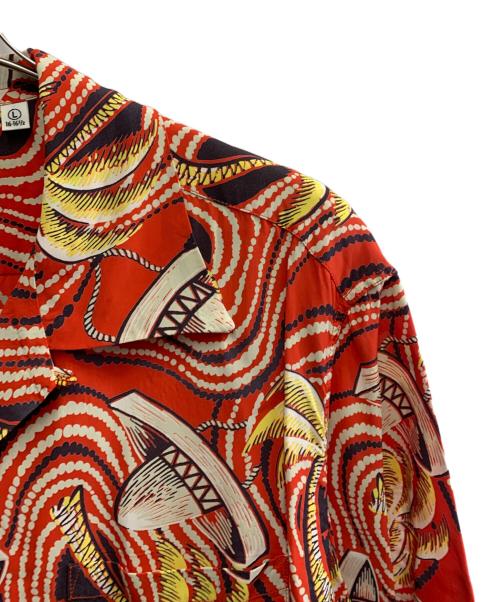 Sun Surf（サンサーフ）Sun Surf (サンサーフ) RAYON HAWAIIAN SHIRT “PANIOLO COUNTRY”　 レッド サイズ:Lの古着・服飾アイテム