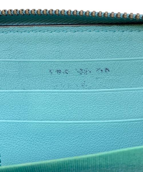 GUCCI（グッチ）GUCCI (グッチ) GUCCI  ダイアナラウンドジップウォレット ブルーの古着・服飾アイテム