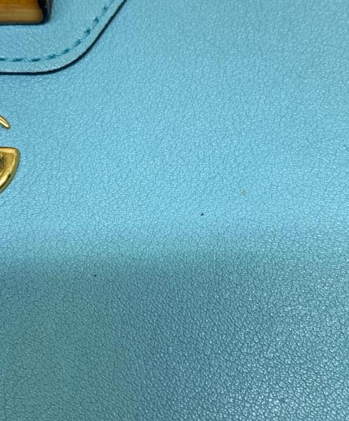 GUCCI（グッチ）GUCCI (グッチ) GUCCI  ダイアナラウンドジップウォレット ブルーの古着・服飾アイテム