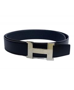 中古・古着通販】HERMES (エルメス) レザーベルト ブラック サイズ