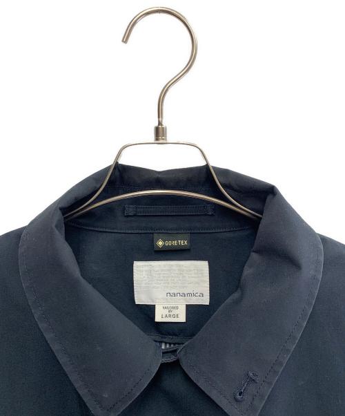 nanamica（ナナミカ）nanamica (ナナミカ) GORE-TEX Soutien Collar Coat ネイビー サイズ:Lの古着・服飾アイテム