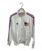 adidasアディダス）の古着「adidas　トリコロールカラー　FIFAワールドカップ アメリカ代表　トラックジャケット」｜トリコロールカラー
