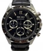 SEIKOセイコー）の古着「SEIKO　クォーツ　リストウォッチ」｜ブラック