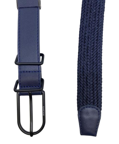 DESCENTE GOLF（デサントゴルフ）DESCENTE GOLF (デサントゴルフ) DESCENTE GOLF　ネイビー　メッシュベルト ネイビーの古着・服飾アイテム