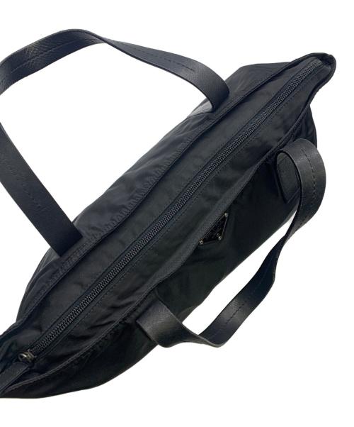 PRADA（プラダ）PRADA (プラダ) PRADA　ナイロントートバッグ ブラックの古着・服飾アイテム