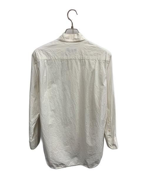CASEY CASEY（ケーシーケーシー）CASEY CASEY (ケーシーケーシー) CASEY CASEY　アイボリー　21AW BIG PATCH SHIRT-WOBBLE　長袖シャツ アイボリー サイズ:SIZE XSの古着・服飾アイテム