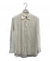 CASEY CASEY（ケーシーケーシー）の古着「CASEY CASEY　アイボリー　21AW BIG PATCH SHIRT-WOBBLE　長袖シャツ」｜アイボリー