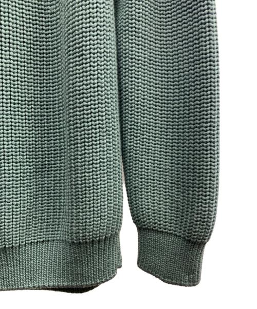 BATONER（バトナ―）BATONER (バトナ―) BATONER　ハイネック　厚手ニット ブルー サイズ:SIZE 2の古着・服飾アイテム