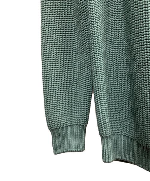 BATONER（バトナ―）BATONER (バトナ―) BATONER　ハイネック　厚手ニット ブルー サイズ:SIZE 2の古着・服飾アイテム