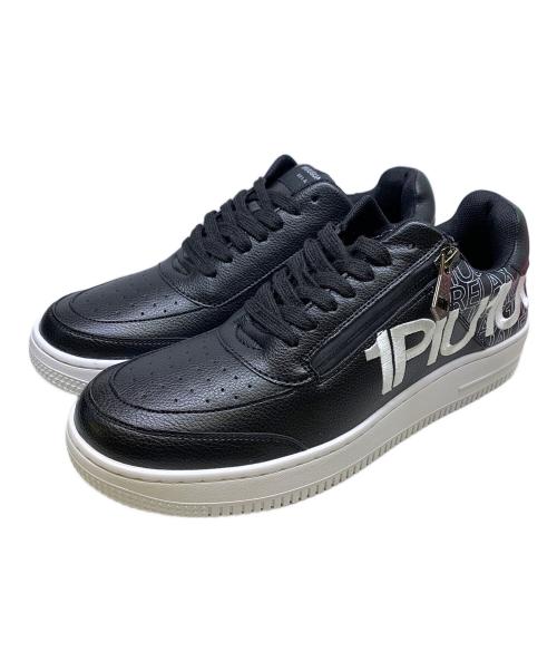 1PIU1UGUALE3 RELAX（ウノピゥウノウグァーレトレ リラックス）1PIU1UGUALE3 RELAX (ウノピゥウノウグァーレトレ リラックス) 1piu1uguale3 relax　ブラック×ホワイト　スニーカー ブラック×ホワイト サイズ:26㎝の古着・服飾アイテム