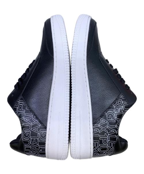 1PIU1UGUALE3 RELAX（ウノピゥウノウグァーレトレ リラックス）1PIU1UGUALE3 RELAX (ウノピゥウノウグァーレトレ リラックス) 1piu1uguale3 relax　ブラック×ホワイト　スニーカー ブラック×ホワイト サイズ:26㎝の古着・服飾アイテム