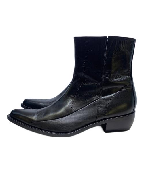 5351 pour les hommes（5351プールオム）5351 pour les hommes (5351プールオム) 5351 pour les hommes　サイドジップブーツ ブラック サイズ:26㎝の古着・服飾アイテム