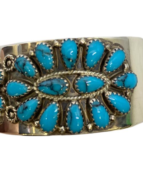 インディアンジュエリー  ナバホ族（インディアンジュエリー ナバホゾク）インディアンジュエリー  ナバホ族 (インディアンジュエリー ナバホゾク) ターコイズバングルの古着・服飾アイテム