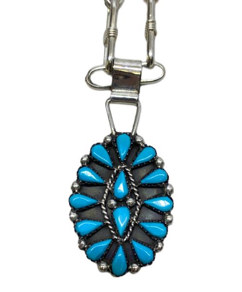 Veronica Martza（ヴェロニカ・マルツァ）Veronica Martza (ヴェロニカ・マルツァ) Veronica Martza インディアンジュエリー ズニ族　ターコイズネックレスの古着・服飾アイテム