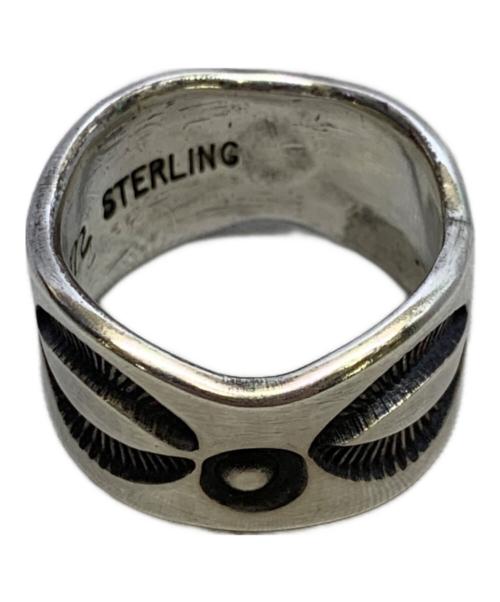 Emerson Bill（エマーソンビル）Emerson Bill (エマーソンビル) インディアンジュエリー　スターリングシルバー(SILVER925)　リング サイズ:20.5号の古着・服飾アイテム