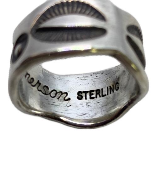 Emerson Bill（エマーソンビル）Emerson Bill (エマーソンビル) インディアンジュエリー　スターリングシルバー(SILVER925)　リング サイズ:20.5号の古着・服飾アイテム