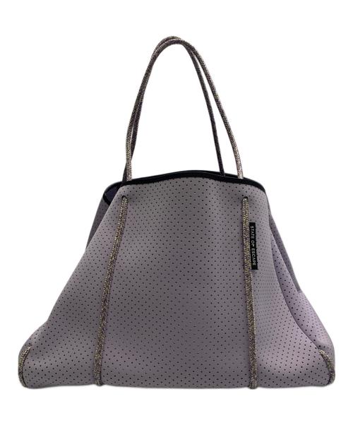 STATE OF ESCAPE（ステイトオブエスケープ）STATE OF ESCAPE (ステイトオブエスケープ) STATE OF ESCAPE　トートバッグ ラベンダーの古着・服飾アイテム