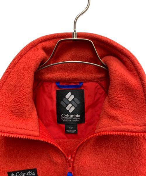 Columbia（コロンビア）Columbia (コロンビア) Columbia　フリースジャケット レッド サイズ:Sの古着・服飾アイテム