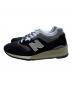 NEW BALANCE (ニューバランス) NEW BALANCE　スニーカー ブラック×グレー サイズ:27.5 未使用品：20000円