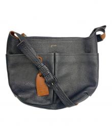 genten（ゲンテン）の古着「genten　ブラック　レザーショルダーバッグ」｜ブラック