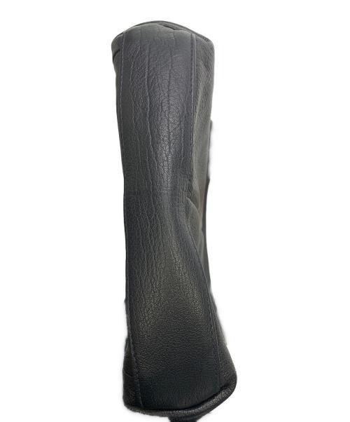 genten（ゲンテン）genten (ゲンテン) genten　ブラック　レザーショルダーバッグ ブラックの古着・服飾アイテム