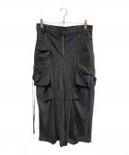 NACHEナチェ）の古着「NACHE　コーデュロイ　カーゴパンツ」｜グレー