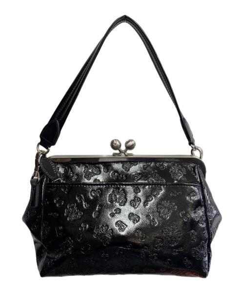 ANNA SUI（アナスイ）ANNA SUI (アナスイ) ANNA SUI　エリス　がま口ショルダーバッグ ブラックの古着・服飾アイテム