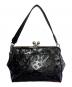 ANNA SUI (アナスイ) ANNA SUI　エリス　がま口ショルダーバッグ ブラック：9000円