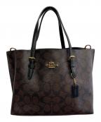 COACHコーチ）の古着「COACH　ハンドバッグ」｜ダークブラウン