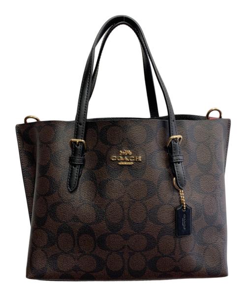 COACH（コーチ）COACH (コーチ) COACH　ハンドバッグ ダークブラウンの古着・服飾アイテム