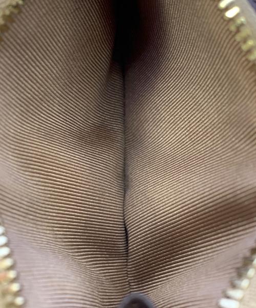 Samantha Thavasa（サマンサタバサ）Samantha Thavasa (サマンサタバサ) Samantha Thavasa　ベージュ×ダークブラウン　2つ折り財布 ベージュ×ダークブラウンの古着・服飾アイテム