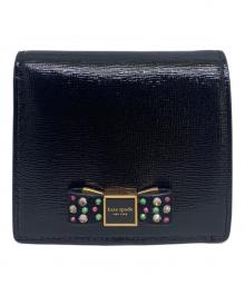 Kate Spade（ケイトスペード）の古着「Kate Spade　2つ折り財布」｜ブラック