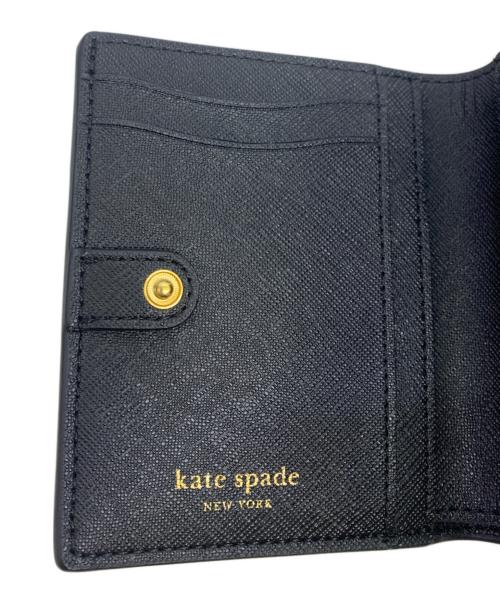 Kate Spade（ケイトスペード）Kate Spade (ケイトスペード) Kate Spade　2つ折り財布 ブラックの古着・服飾アイテム