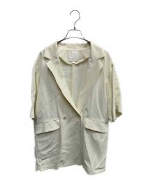 Drawing Numbers（ドローイングナンバーズ）の古着「ハーフスリーブジャケット」｜アイボリー