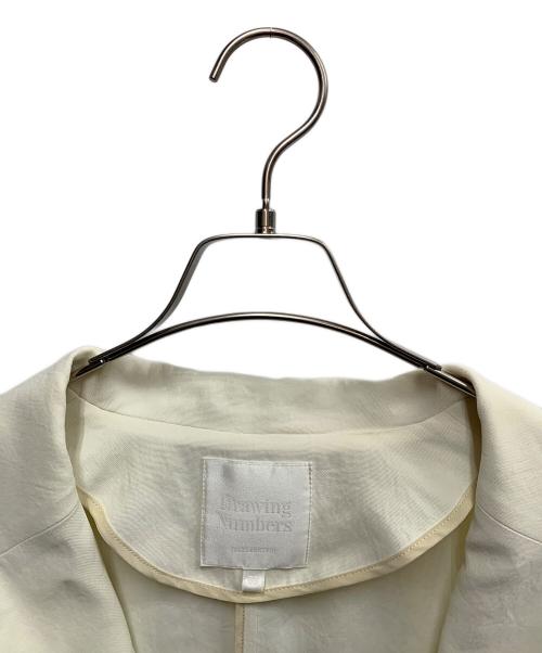 Drawing Numbers（ドローイングナンバーズ）Drawing Numbers (ドローイングナンバーズ) ハーフスリーブジャケット アイボリー サイズ:SIZE 38の古着・服飾アイテム
