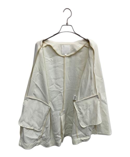 Drawing Numbers（ドローイングナンバーズ）Drawing Numbers (ドローイングナンバーズ) ハーフスリーブジャケット アイボリー サイズ:SIZE 38の古着・服飾アイテム