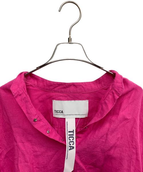 ticca（ティッカ）ticca (ティッカ) 長袖ブラウス ピンク サイズ:SIZE Freeの古着・服飾アイテム