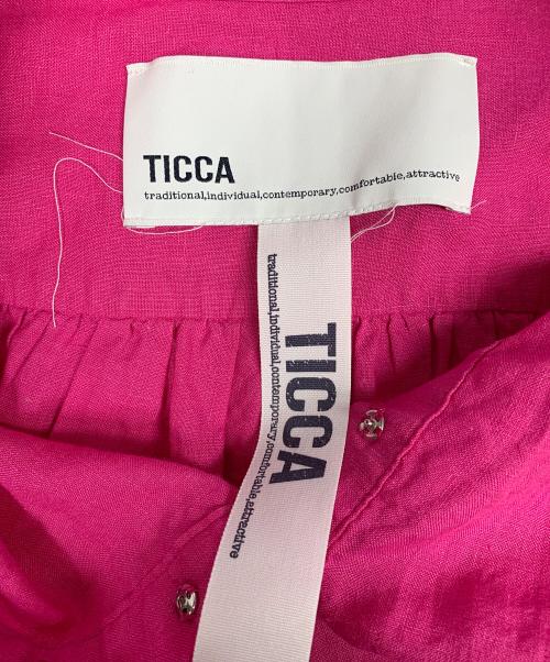 ticca（ティッカ）ticca (ティッカ) 長袖ブラウス ピンク サイズ:SIZE Freeの古着・服飾アイテム