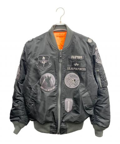 中古・古着通販】ALPHA (アルファ) ALPHA ブラック×オレンジ