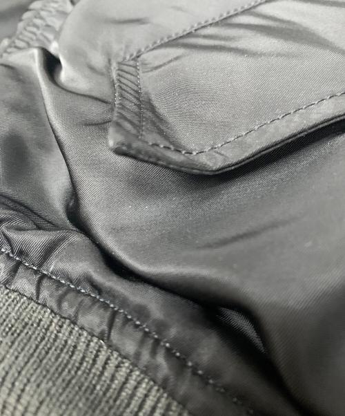 ALPHA（アルファ）ALPHA (アルファ) ALPHA　ブラック×オレンジ　リバーシブル　MA-1ジャケット ブラック×オレンジ サイズ:SIZE Mの古着・服飾アイテム