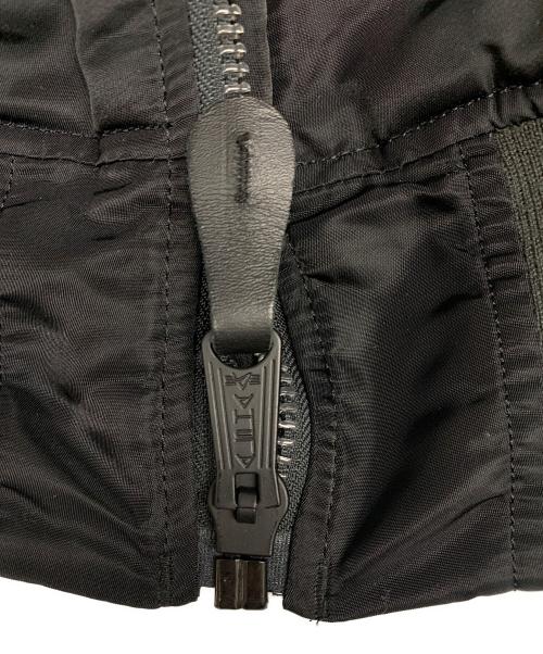 ALPHA（アルファ）ALPHA (アルファ) ALPHA　ブラック×オレンジ　リバーシブル　MA-1ジャケット ブラック×オレンジ サイズ:SIZE Mの古着・服飾アイテム