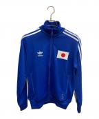 adidasアディダス）の古着「adidas　ブルー×ホワイト　FIFAワールドカップ 日本代表　トラックジャケット」｜ブルー×ホワイト