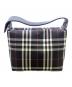 BURBERRY LONDON（バーバリーロンドン）の古着「BURBERRY LONDON　ブラック×レッド　ノバチェック　ミニポーチ」｜ブラック×レッド