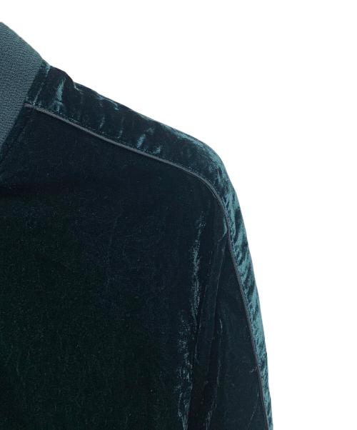 SUBLATIONS（サブレーションズ）SUBLATIONS (サブレーションズ) VELVET TRACK OVER JACKET　 グリーン サイズ:FREEの古着・服飾アイテム