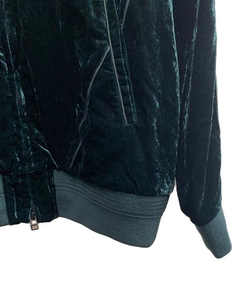 SUBLATIONS（サブレーションズ）SUBLATIONS (サブレーションズ) VELVET TRACK OVER JACKET　 グリーン サイズ:FREEの古着・服飾アイテム