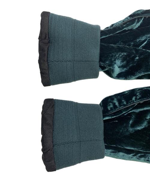 SUBLATIONS（サブレーションズ）SUBLATIONS (サブレーションズ) VELVET TRACK OVER JACKET　 グリーン サイズ:FREEの古着・服飾アイテム