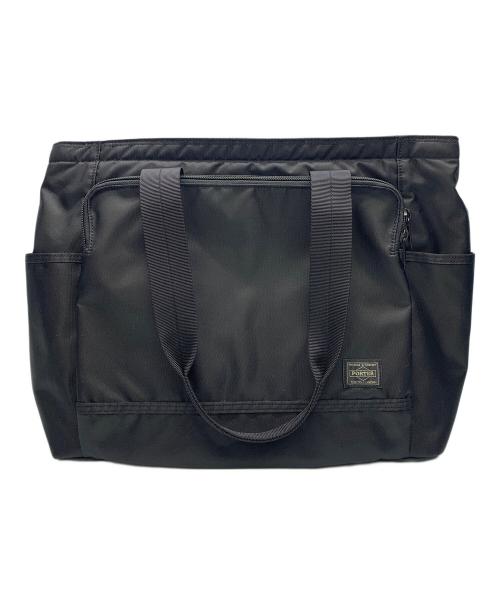 PORTER（ポーター）PORTER (ポーター) PORTER　フラッシュ　トートバッグ ブラックの古着・服飾アイテム