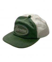 SUPREME（シュプリーム）の古着「Supreme　Terry Mesh Back 5　グリーン×ホワイト　メッシュキャップ」｜グリーン×ホワイト