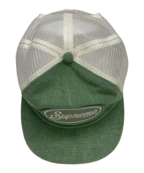 SUPREME（シュプリーム）SUPREME (シュプリーム) Supreme　Terry Mesh Back 5　グリーン×ホワイト　メッシュキャップ グリーン×ホワイトの古着・服飾アイテム